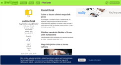 Desktop Screenshot of hirek.animare.hu