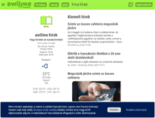 Tablet Screenshot of hirek.animare.hu
